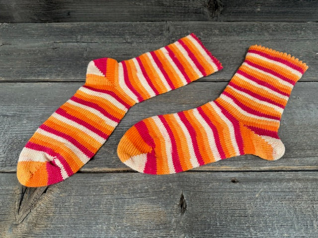 Hand Knitted Socks- SOLD!